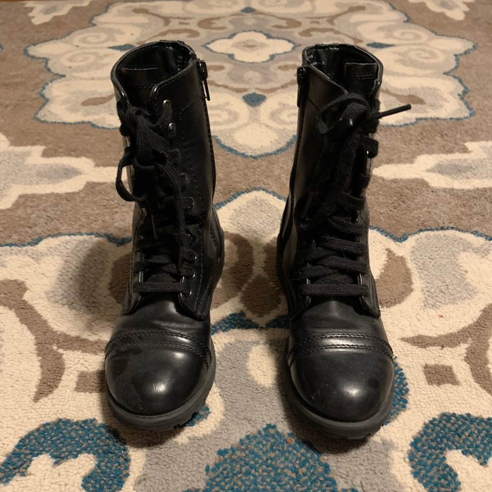 Black Combat Boots